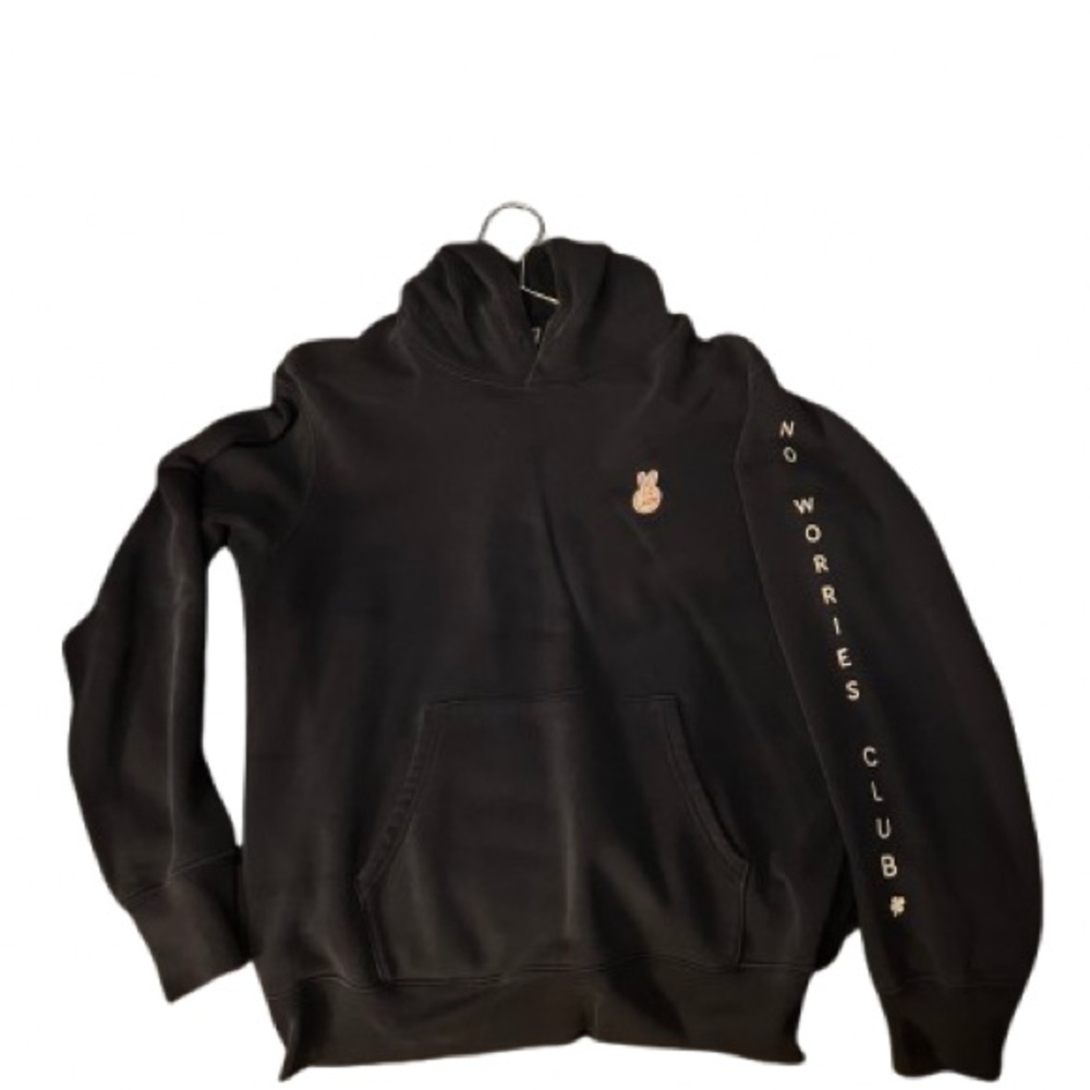 Uniqlo Dark Navy Blue “No Worries Club” Hoodie